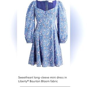 J Crew floral dress.